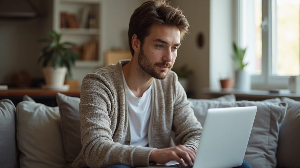 Online lessen op een laptop
